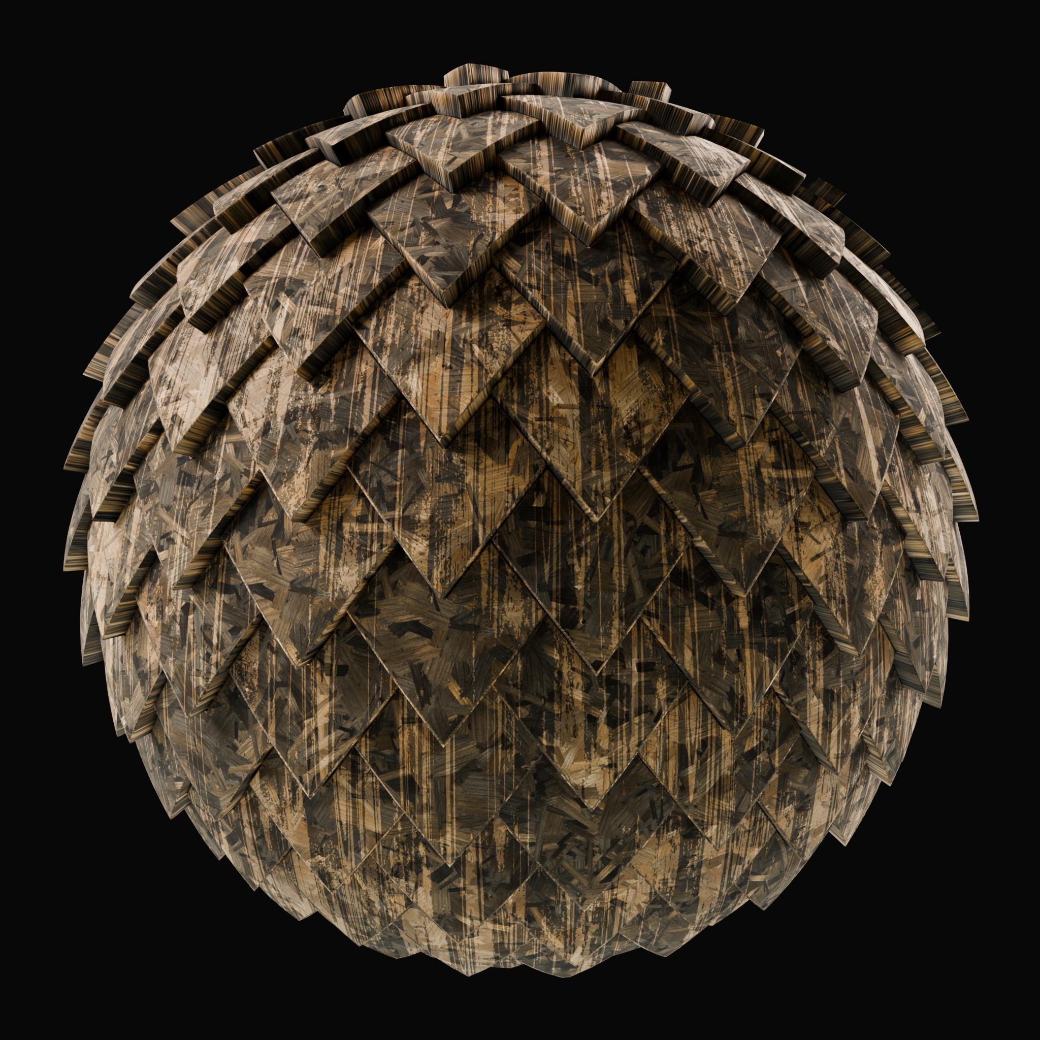 Osb Wood Shingles Chisel on Substance 3D Assets