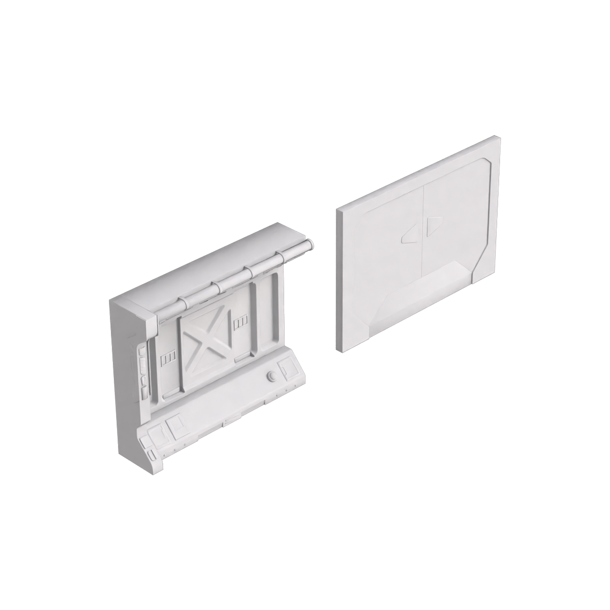 Set Space Ship Body 03 on Substance 3D Assets
