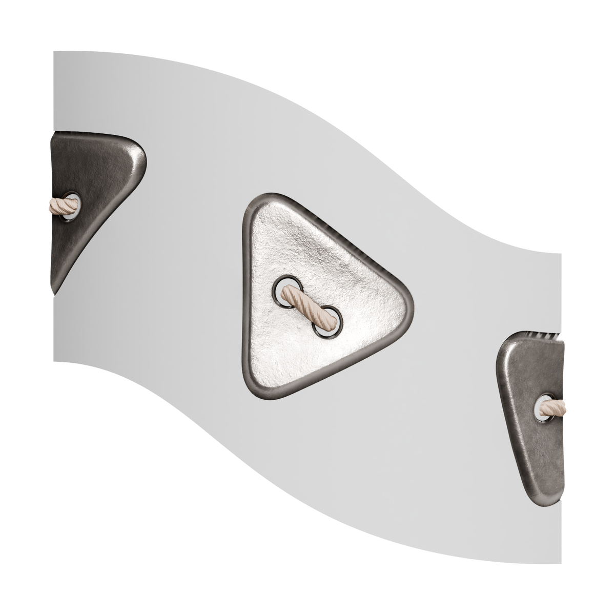 Triangle Metal Button on Substance 3D Assets