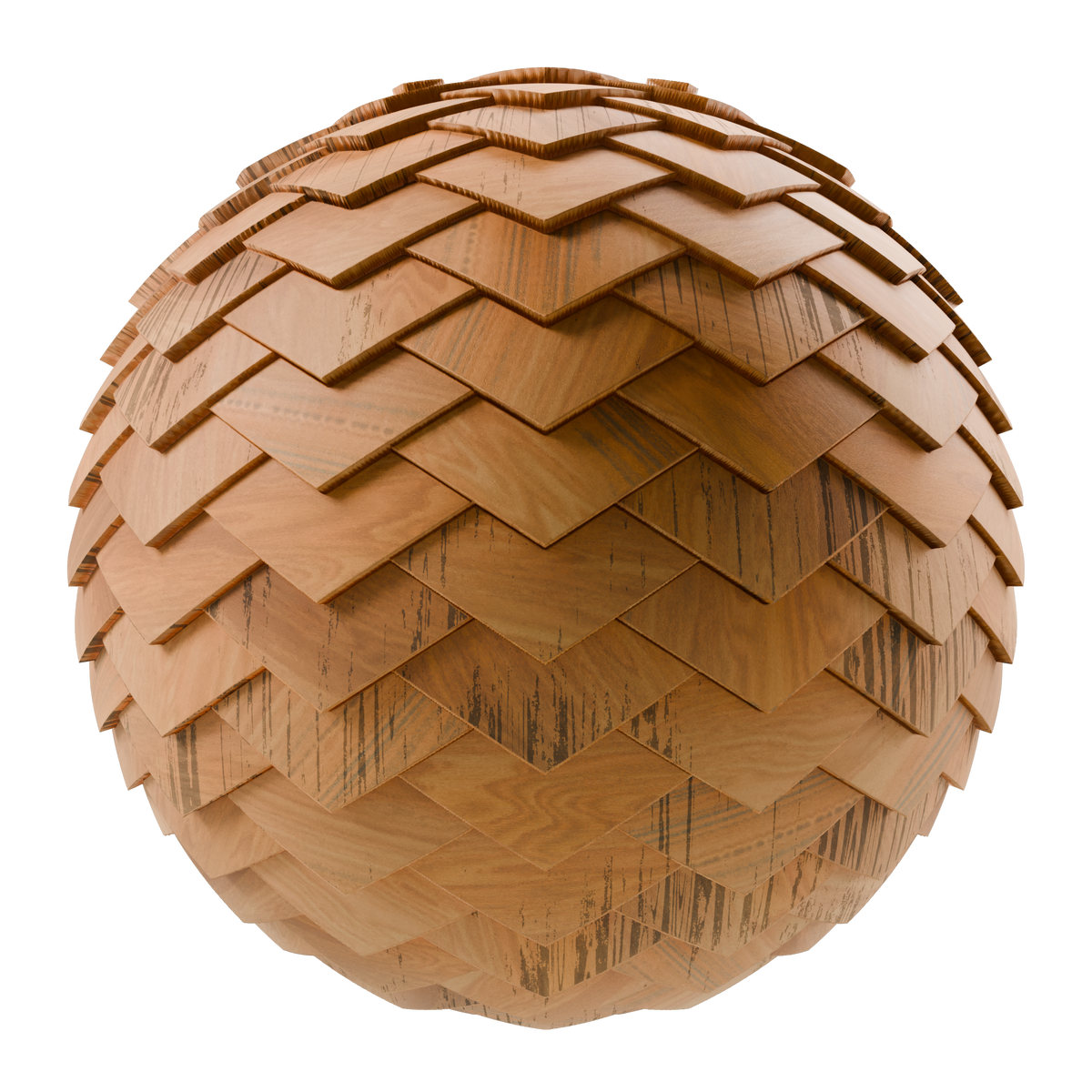 Maple Wood Shingles Chisel on Substance 3D Assets
