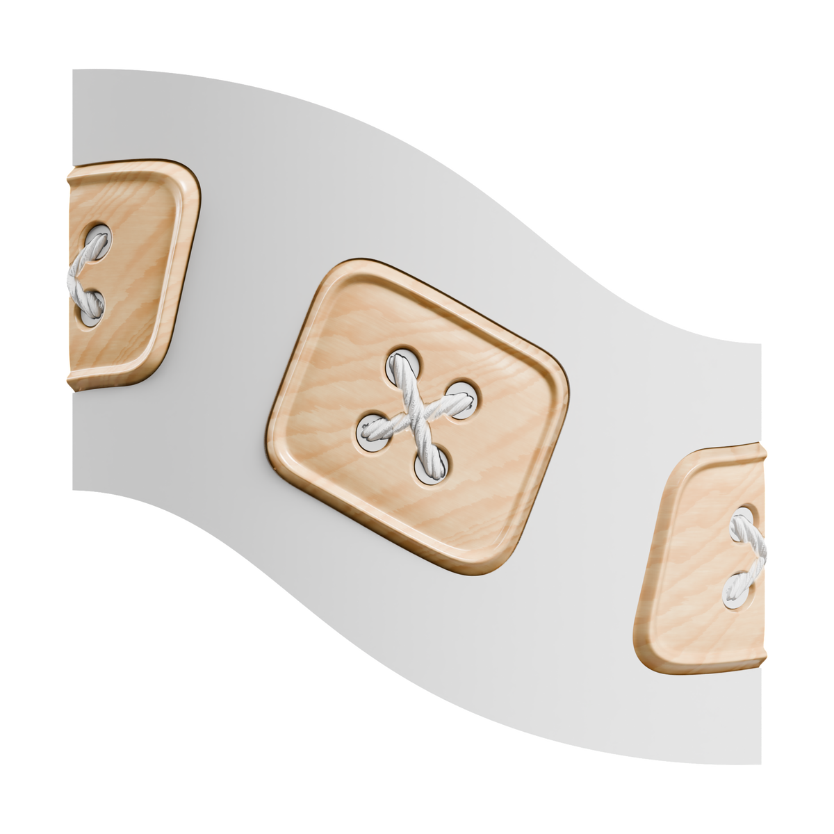 Rectangular Wood Button on Substance 3D Assets