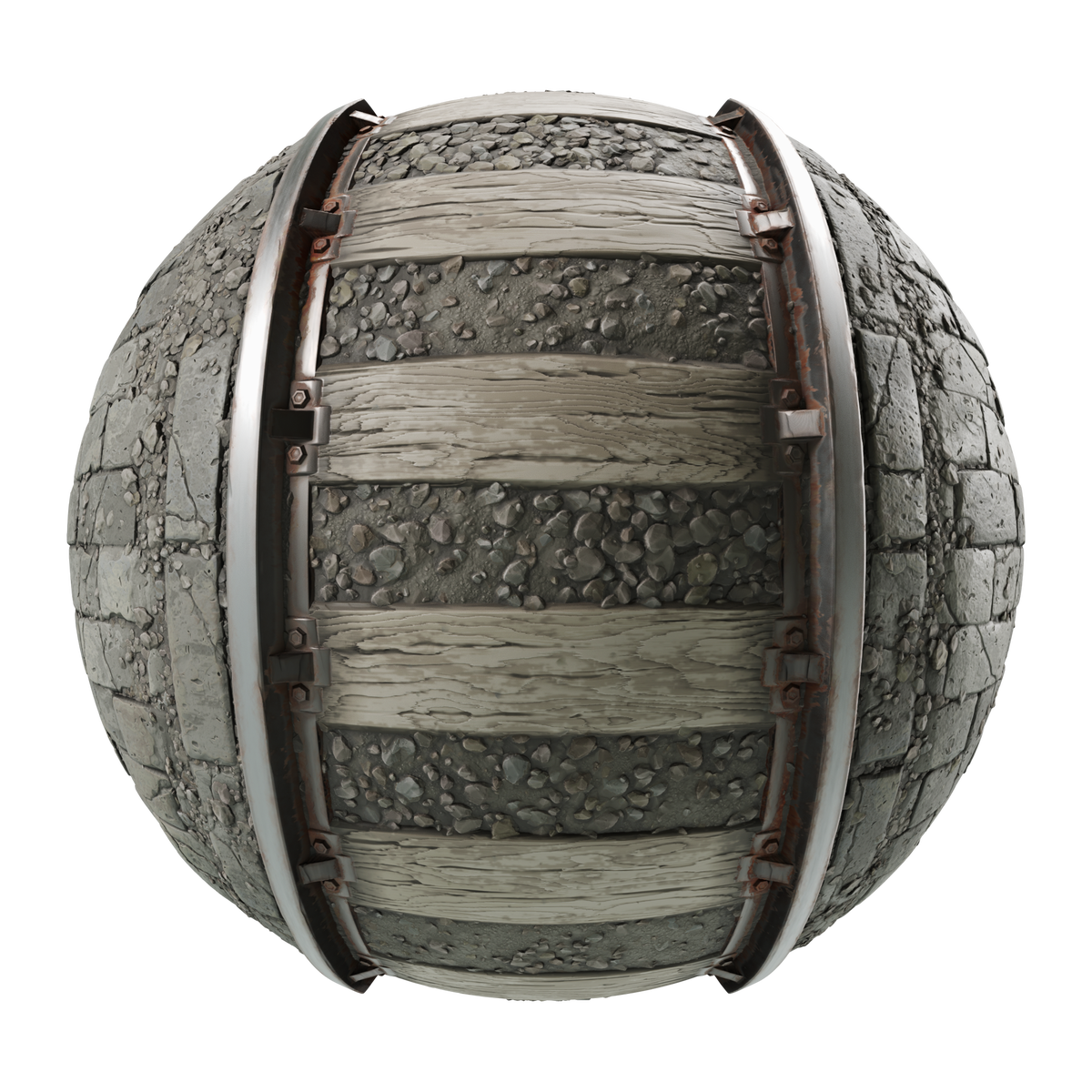 Paved Train Tracks On Substance 3D Assets