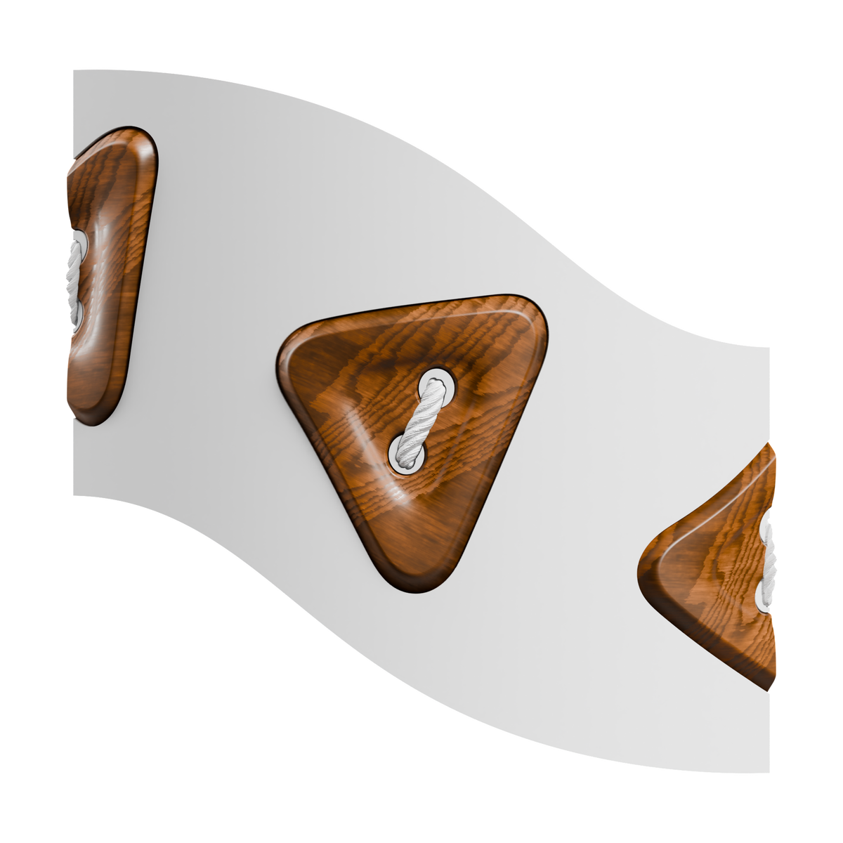 Triangle Wood Button on Substance 3D Assets