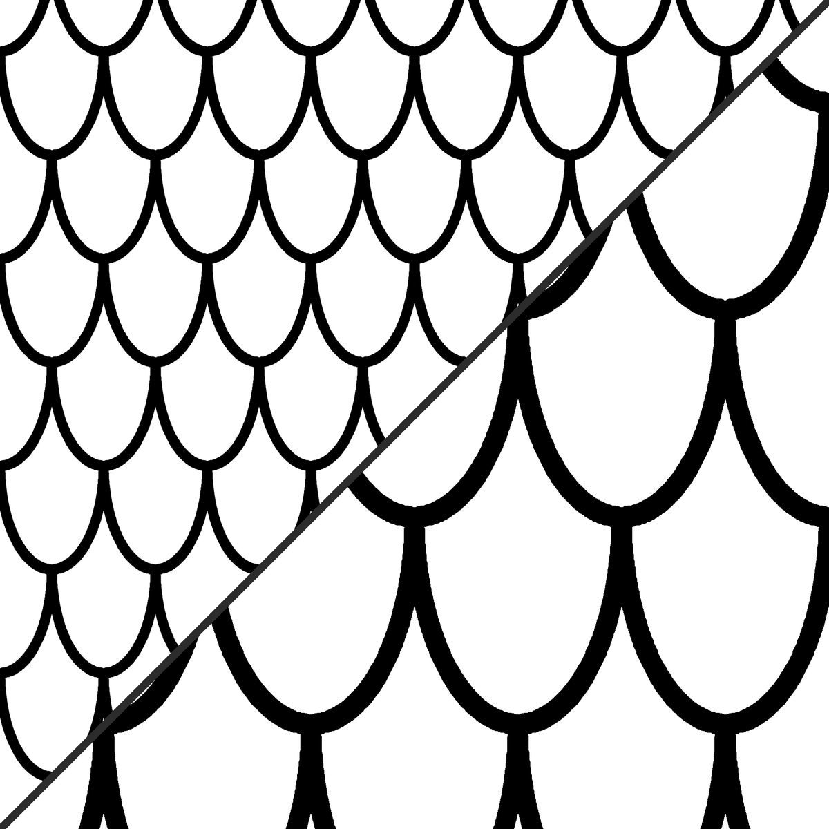 Fish Scale Pattern on Substance 3D Assets