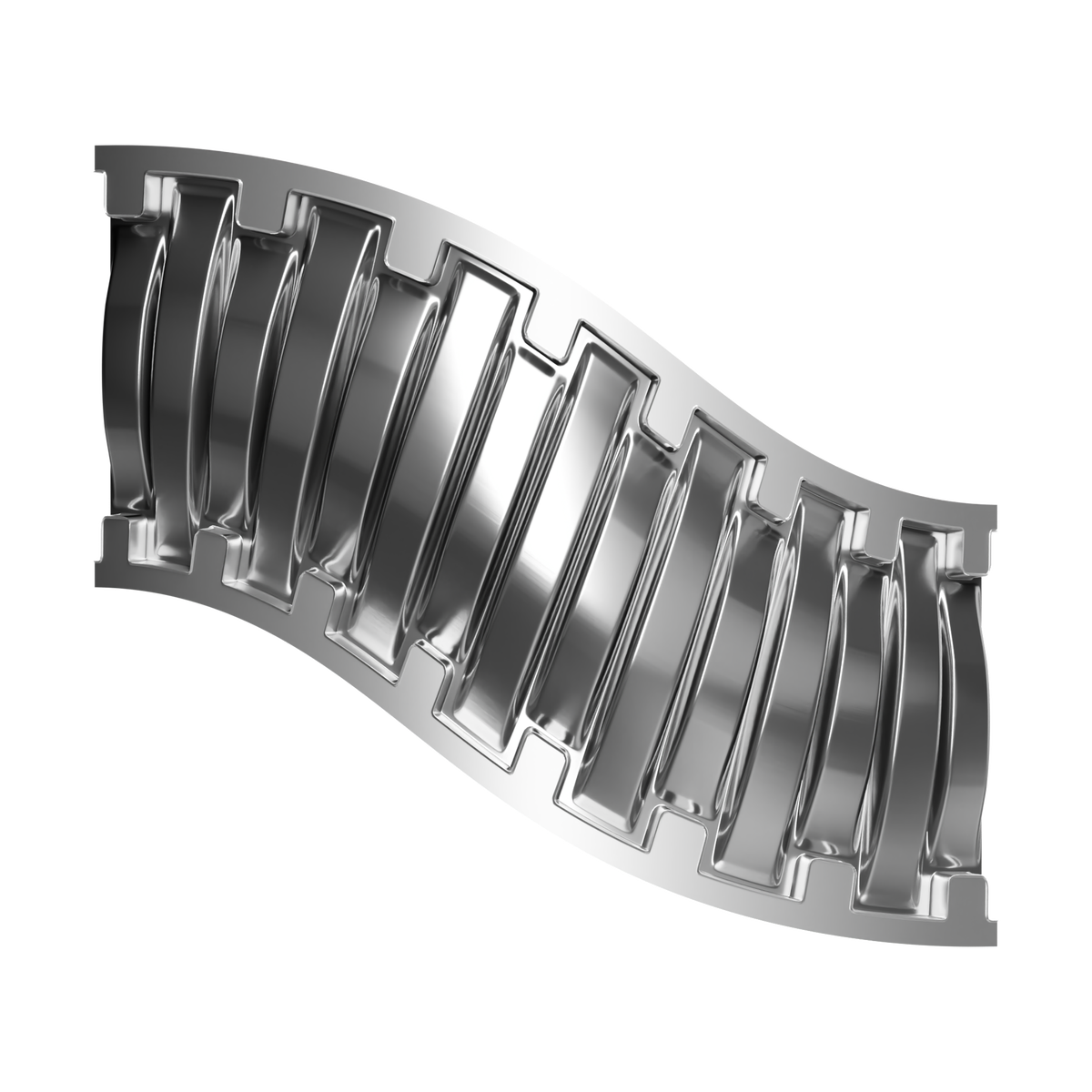 Structural Metallic Duct Rail on Substance 3D Assets