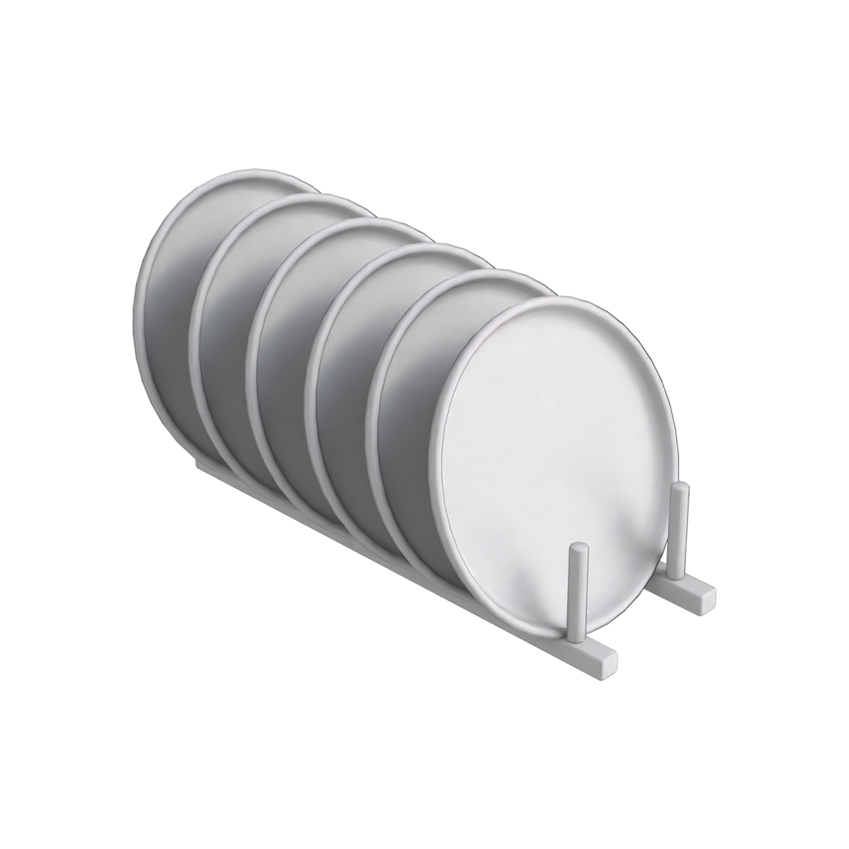Stylized Plate Rack on Substance 3D Assets