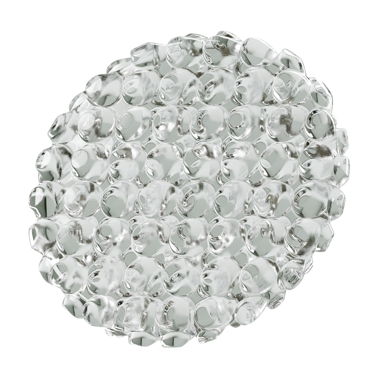 Embossed Glass Sun Pattern on Substance 3D Assets