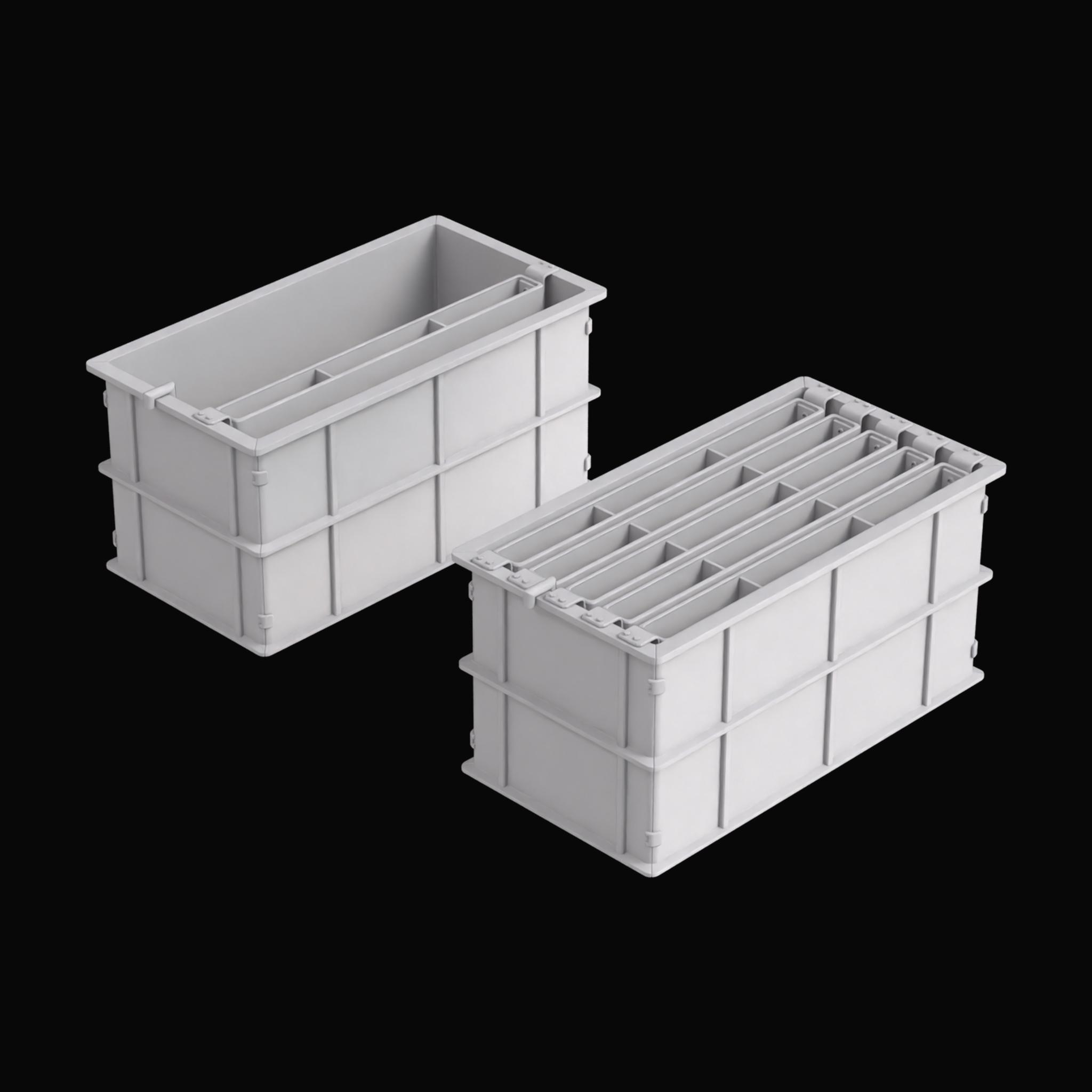 Chemical Bath Vats Set on Substance 3D Assets
