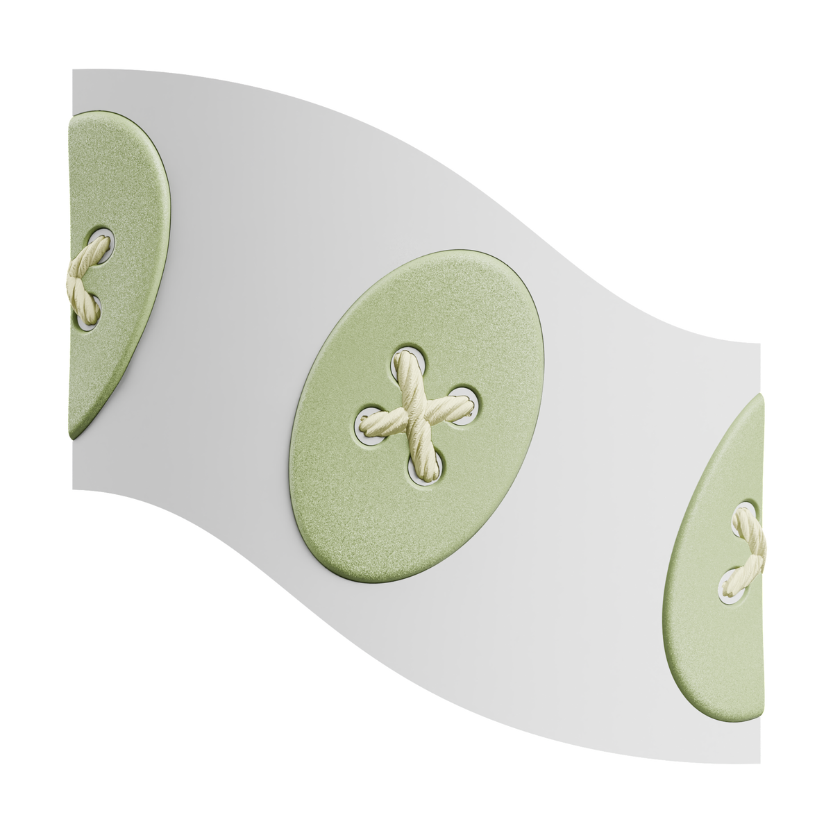 Oval Plastic Button on Substance 3D Assets